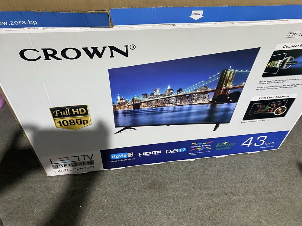 Телевизори Crown за части със гаранции са и дистанционни