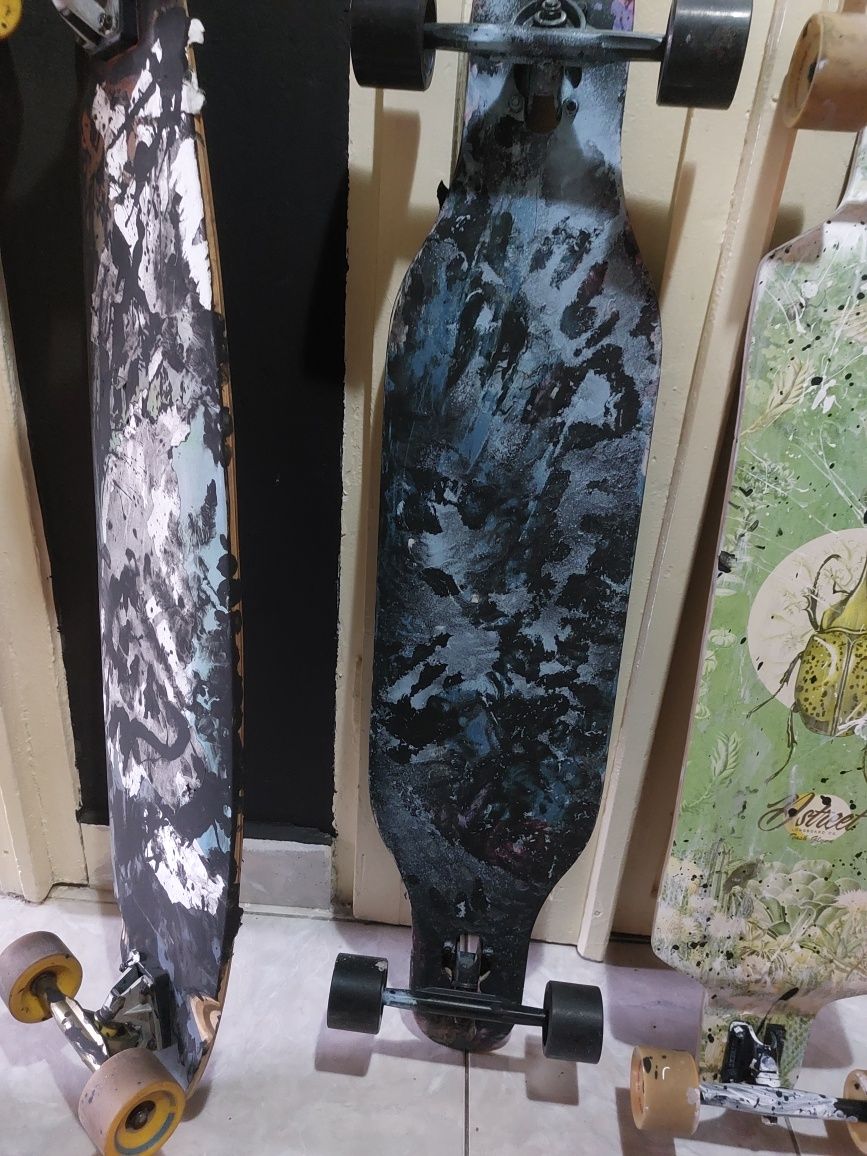 Longboarduri noi pictate de mana long board ( skate)