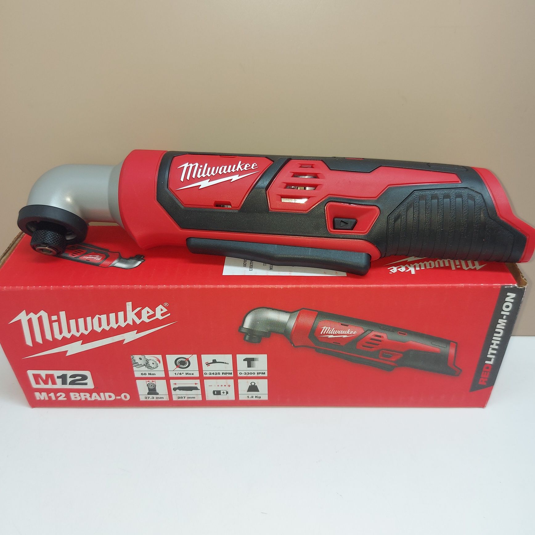 Акумулаторен ъглов ударен винтоверт Milwaukee M12 BRAID-0