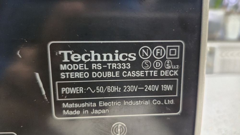 Casetofon dublu deck Technics RS-TR 333