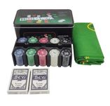 Покер сет в метална кутия 200бр. POKER SET TEXAS  / семейна игра