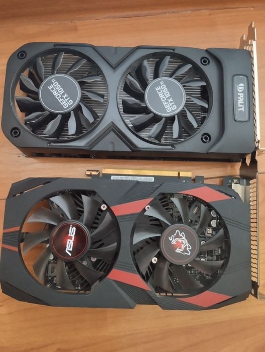 Продам Palit и Asus GTX1050ti 4gb