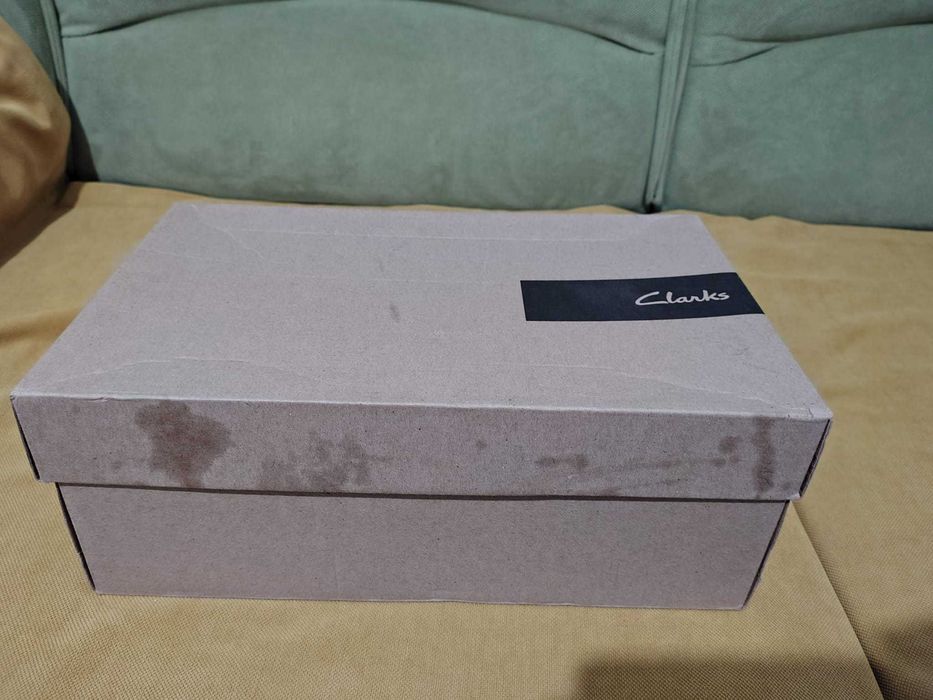 Pantofi piele negri Clarks, marimea 43