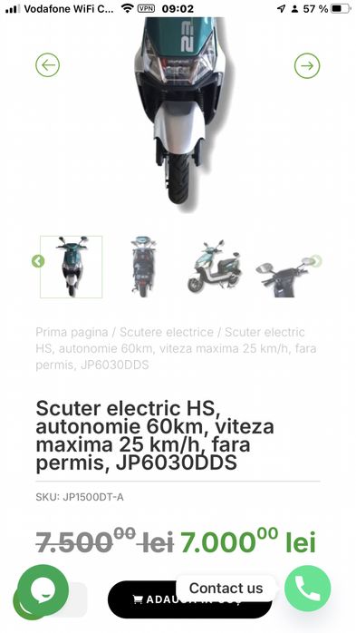 Vand-schimb scuter fara permis electric nou rar itp. Plus 1 gratis.