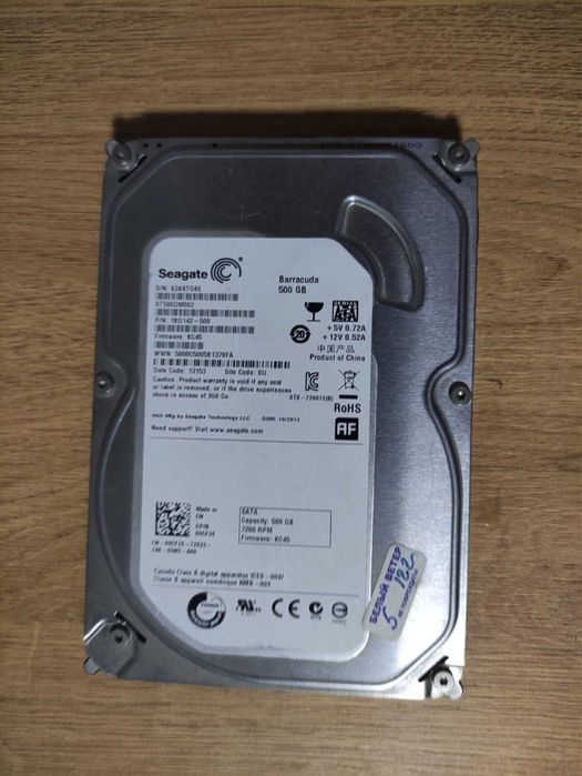 Продам HDD 500 Gb Seagate Barracuda