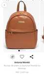 Rucsac piele naturala maro scortisoara Antonia Morett