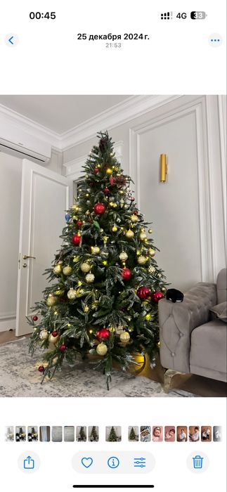 Новогодняя красивая елка