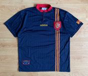Футболна тениска Spain away shirt 1996-1998 vintage