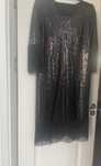 Rochie neagra cu sclipici, marimea 2XL