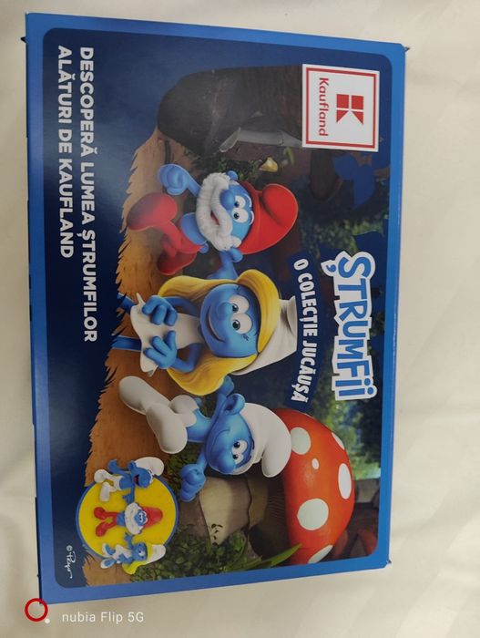 Album si set complet Strumfi Kaufland