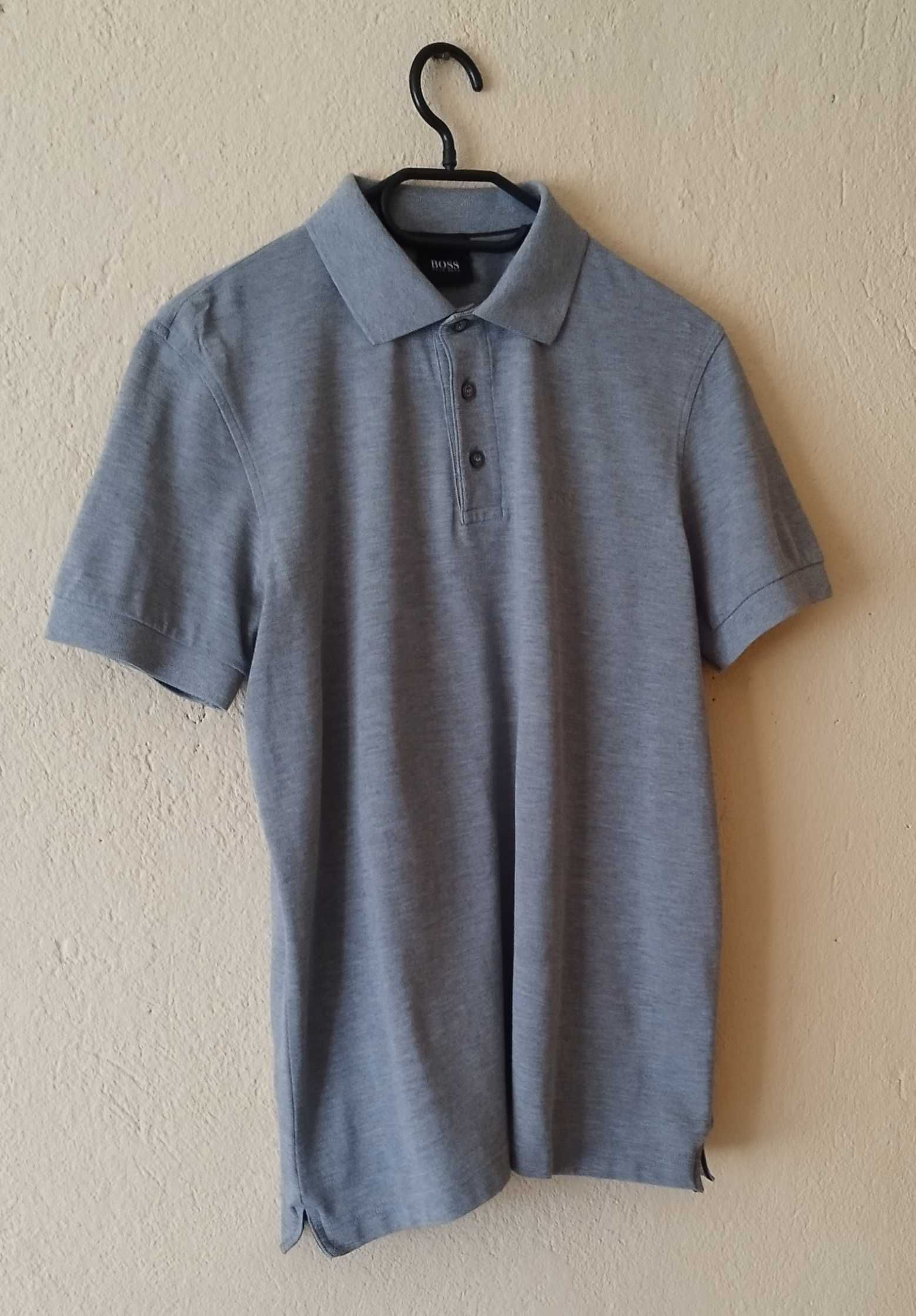 100% Оригинална нова мъжка тениска с яка HUGO BOSS - PIMA COTTON!
