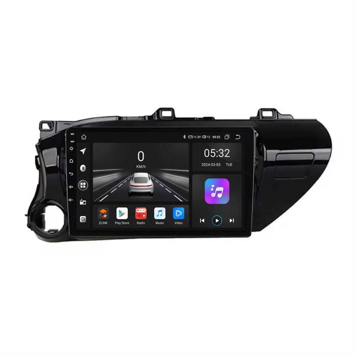Navigatie Android Dedicata Toyota Hilux 2015+, 10Inch, BT, Carplay