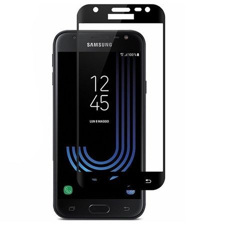 Folie sticla securizata 5D Full Glue Samsung Galaxy J3 (2017), Negru