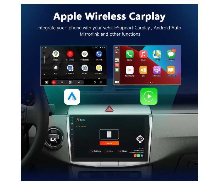 Navigatie passat 4gb RAM 64GB volkswagen Passat B6, B7, CC