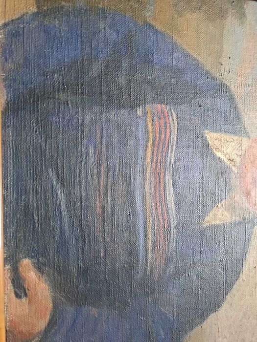 tablou pictura pe panza semnat Rudolf Welleba datat 1943