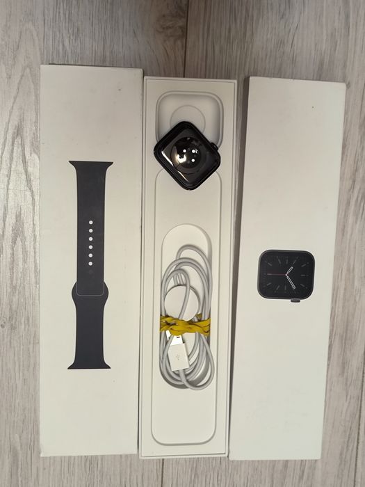 Apple watch 6 albastru negru 44mm