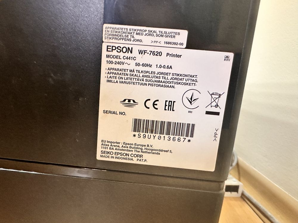 Принтер EPSON WF-7620