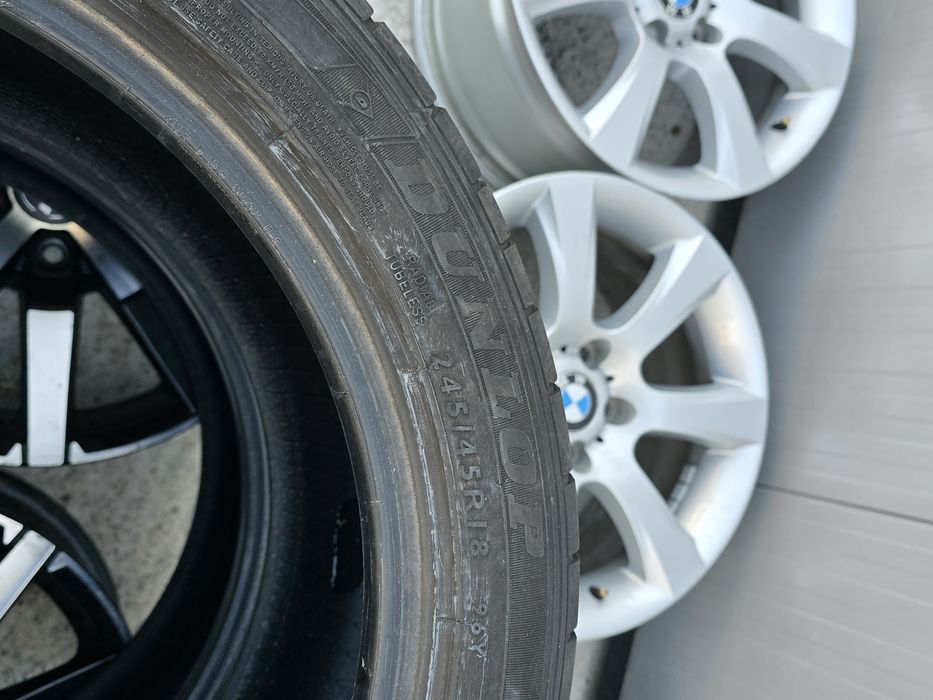 2 Броя Гуми 245/45/18 Dunlop RunFlat