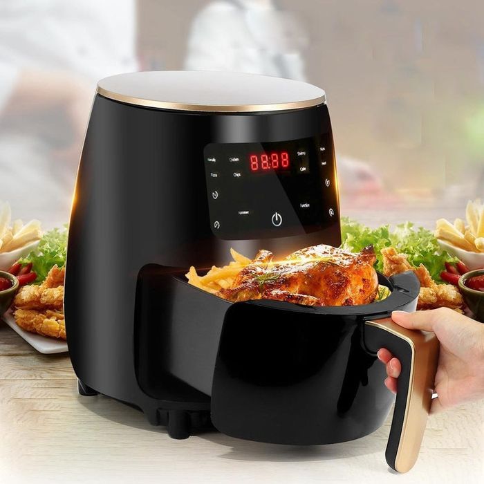 Friteuza cu aer cald,  S-18 Air Fryer, afișaj digital LCD touchscreen