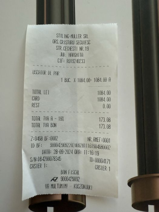 Uscator de par tip Dyson Airwrap