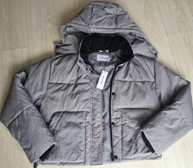 Geacă nouă din puf puffer pentru femei Calvin Klein