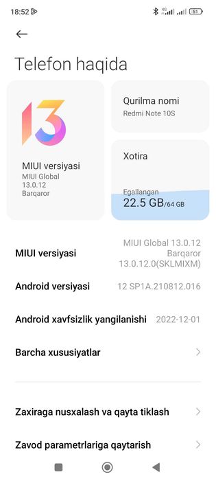 Redmi note10s usta kormagan