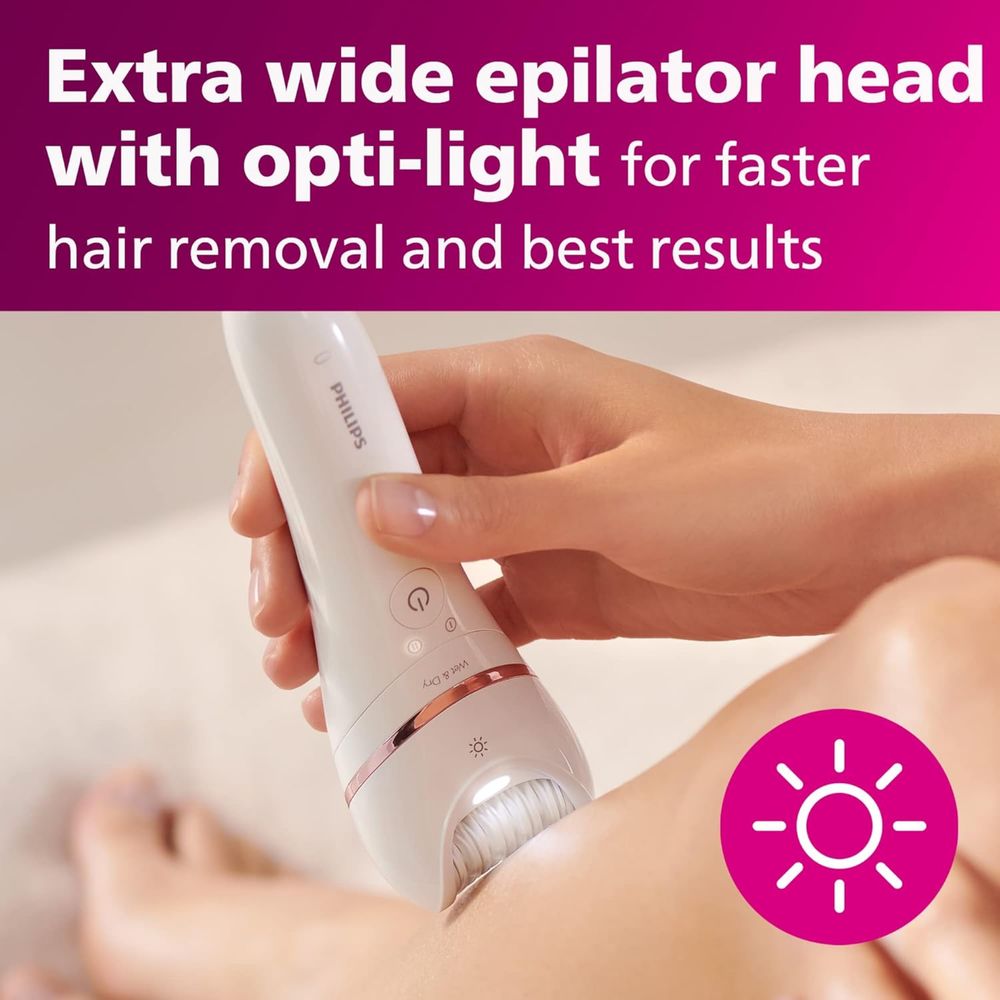 Эпилятор Philips BRE740/11 Epilator 8000 Series 1 Год Гарантия