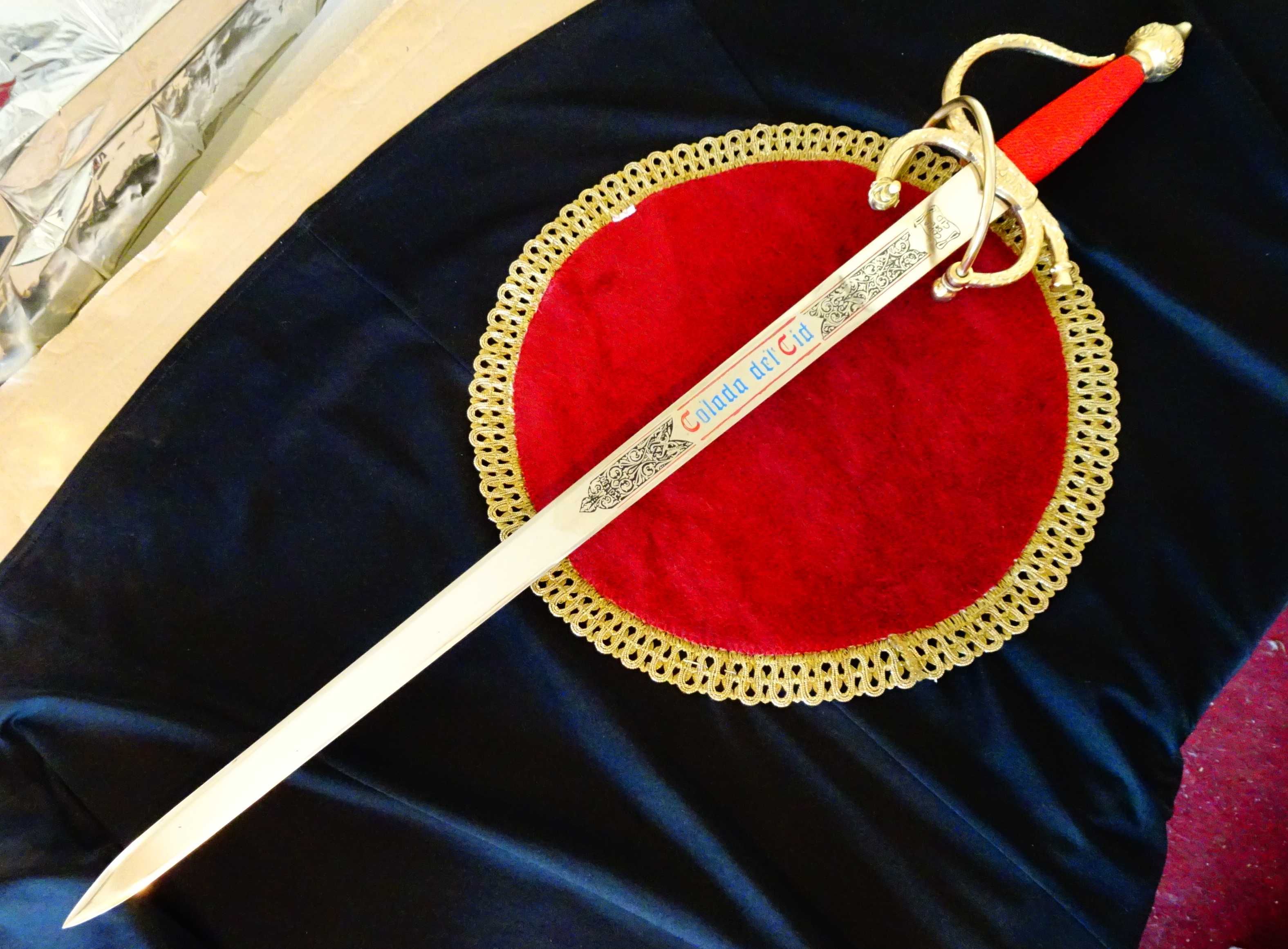 Старинен меч Tizona del Cid,Colada del Cid ,шпага Toledo,сабя позлата.