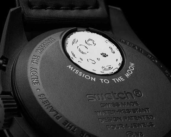 Ceas SWATCH X OMEGA MISSION To The Moon Moonphase Snoopy - Cronograf