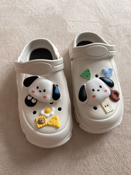 Чънки сандали тип крокс с джибити, различни размери