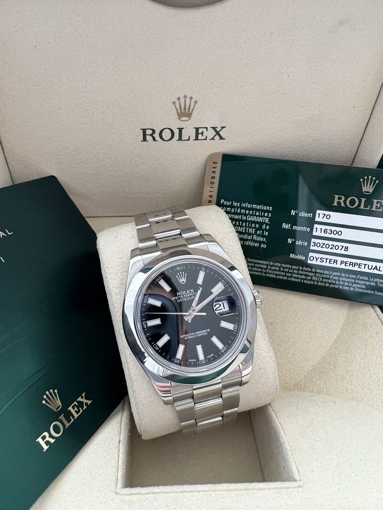 Rolex Datejust 41 mm Black Rhodium