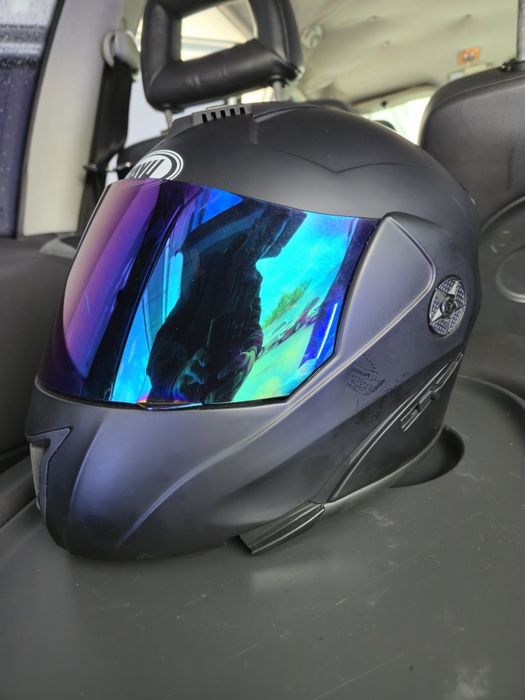 Casca moto flip viziera uv