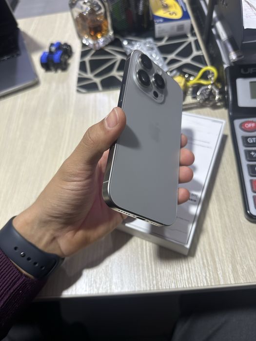 iPhone 16 pro, 93%, 256gb, Silver, Korobka bor