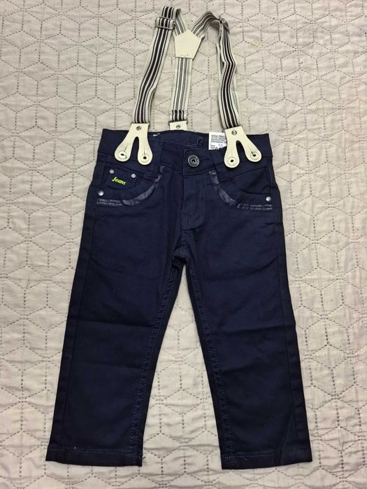 Нов панталон тъмно син 80