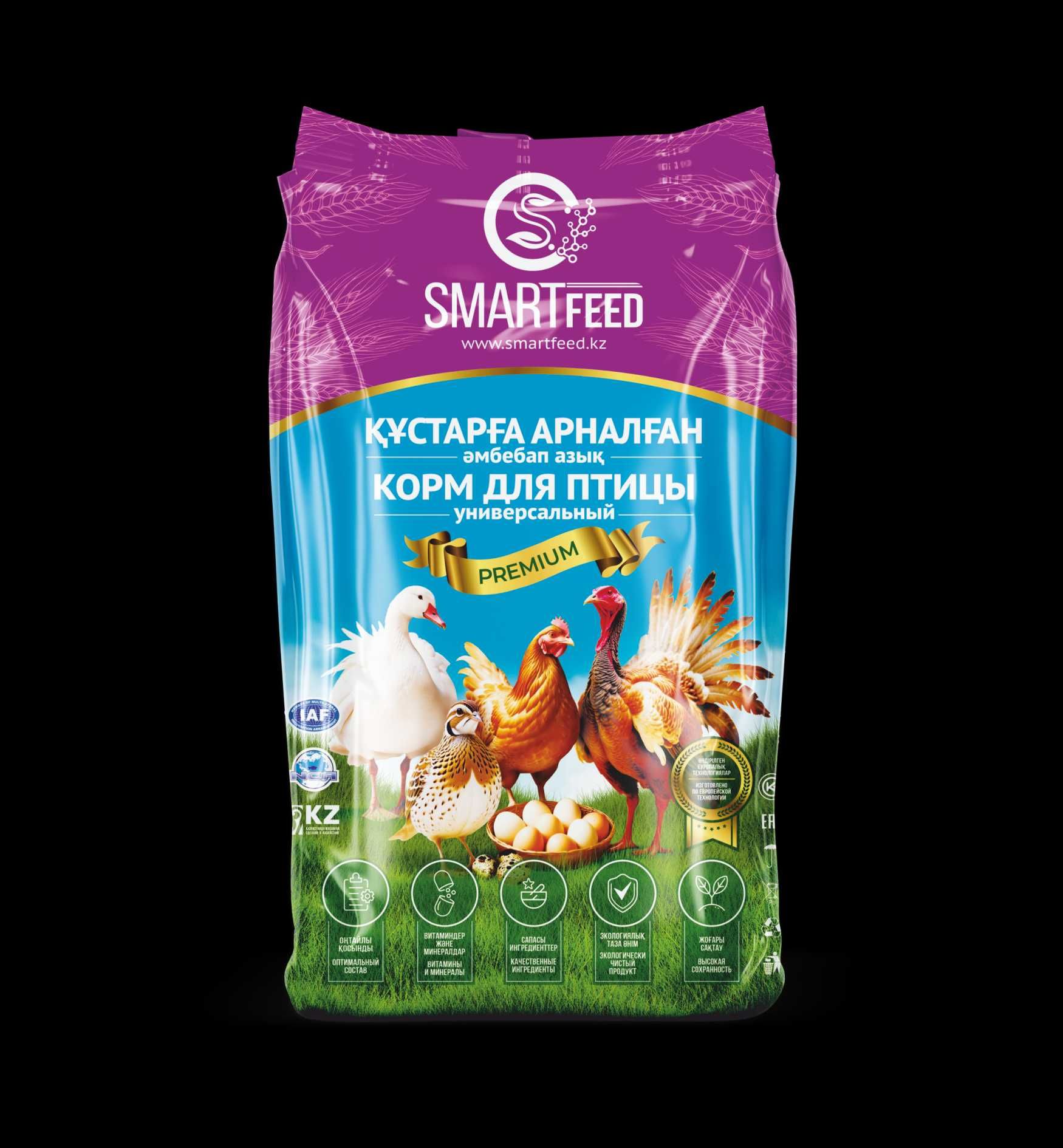 Комбикорм SmartFeed Перепелка Рост крупка