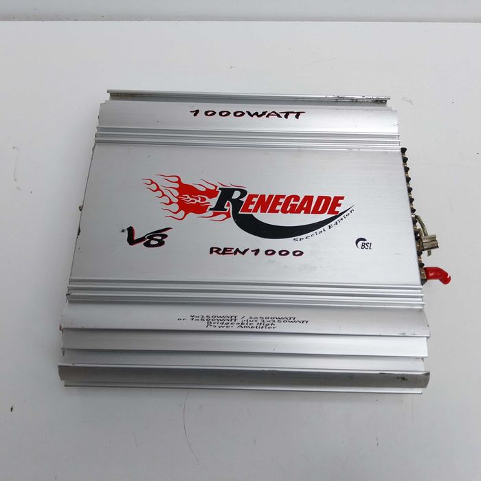 НАЙ ДОБРАТА ОФЕРТА Усилвател за кола Renegate / Alpine /Кондензатор