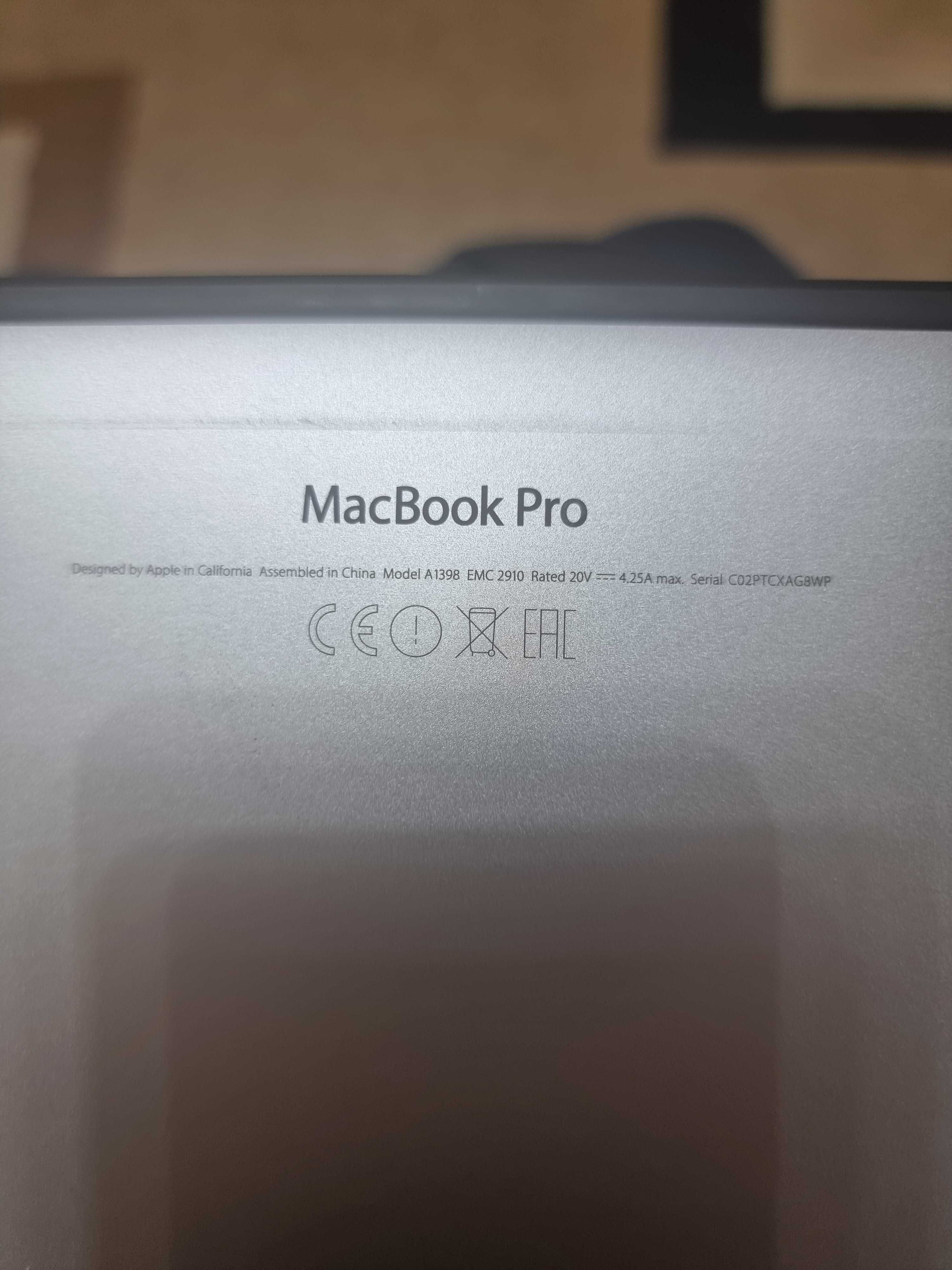 Mac Book Pro Model A1398