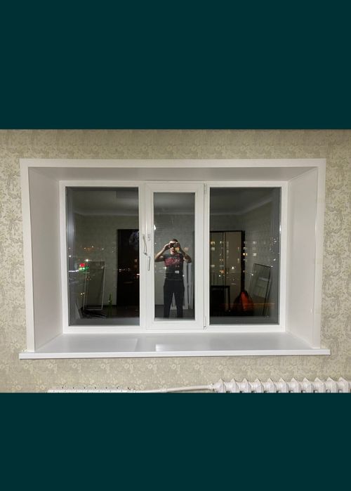 Пластиковые окна откосы балконы Установка Рассрочка