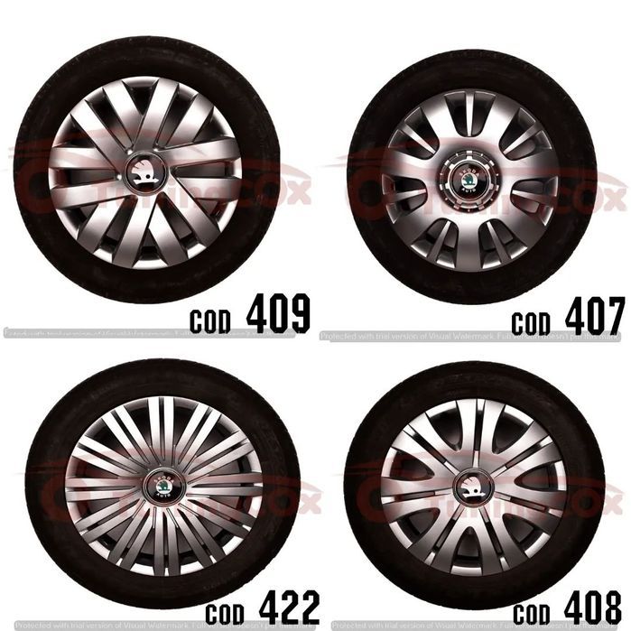 capace roti skoda r16 la set de 4 buc,capace janata aliaj