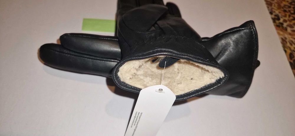 Mănuși Elegante din Piele Naturala pentru Femei Harssidanzar - M