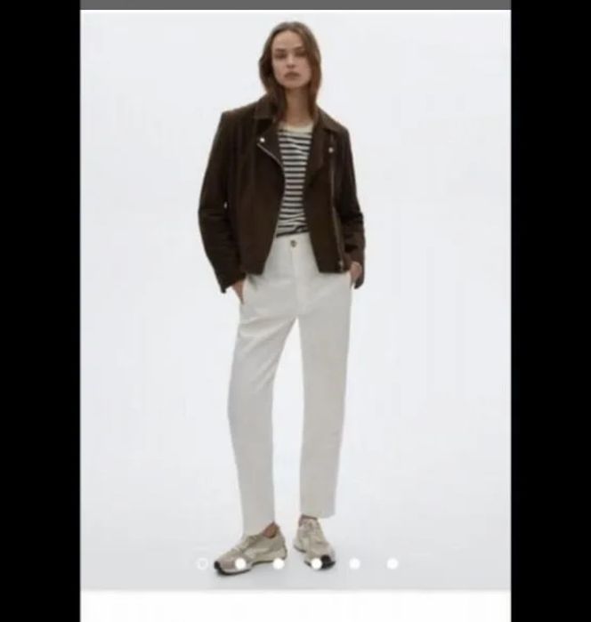 дамско яке Massimo Dutti от естествен велур