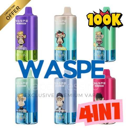 Vape 100.000 Puffuri Waspe Extrem! 4 rome in 1
