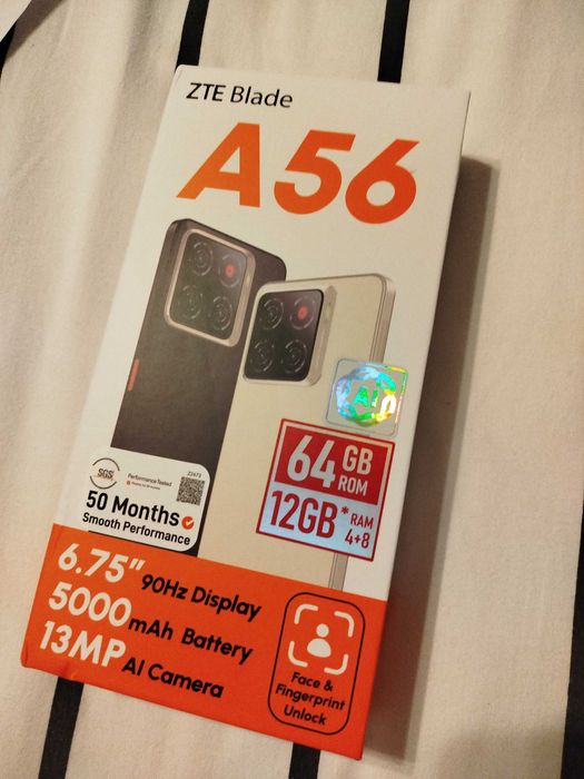 ZTE Blade A56, Gold, неразопакован от А1 / 64GB ROM/4GB RAM