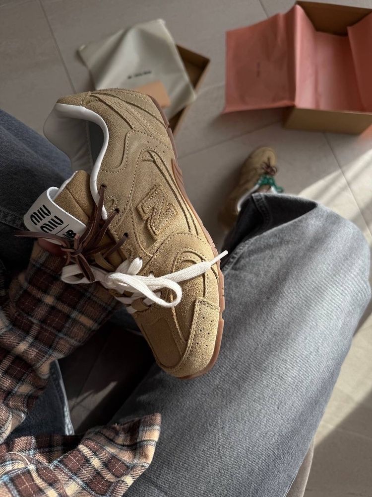Miu Miu x New Balance 530 SL Light Brown 36,37,38,39,40