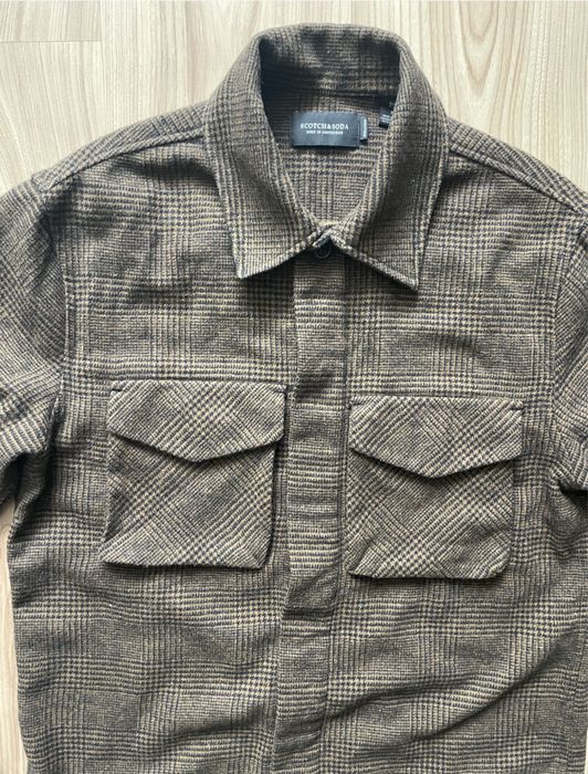 SCOTCH & SODA / мъжка вълнена риза-тип яке S