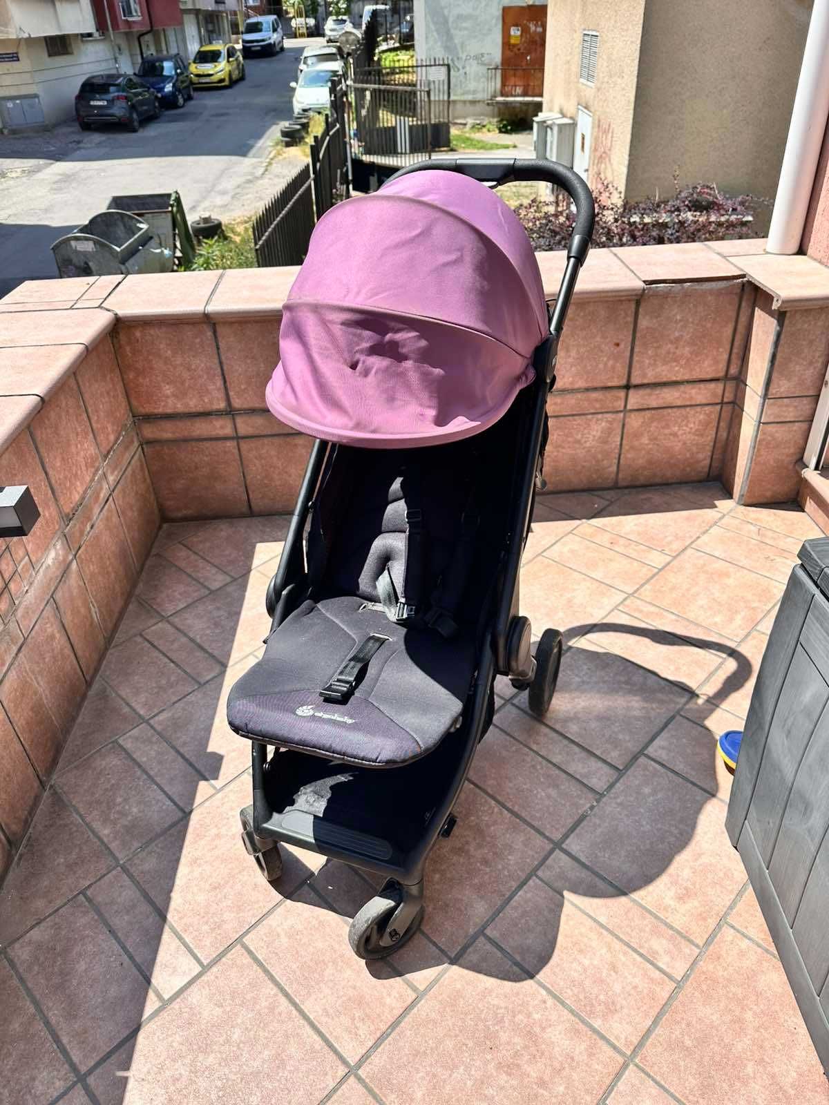 Бебшка количка ergo baby metro + борд + дъждобран