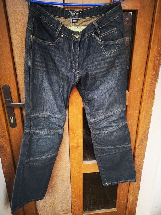 Geaca piele, moto, Roleff (Römer), bărbați, geci, blugi moto
