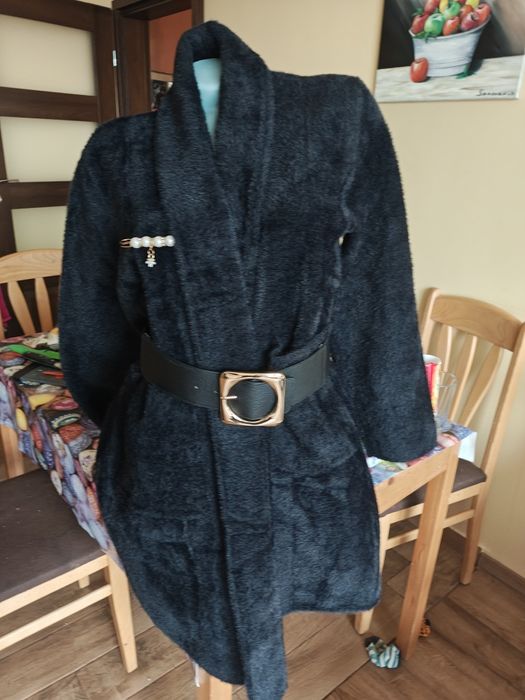 Черно дамско палто