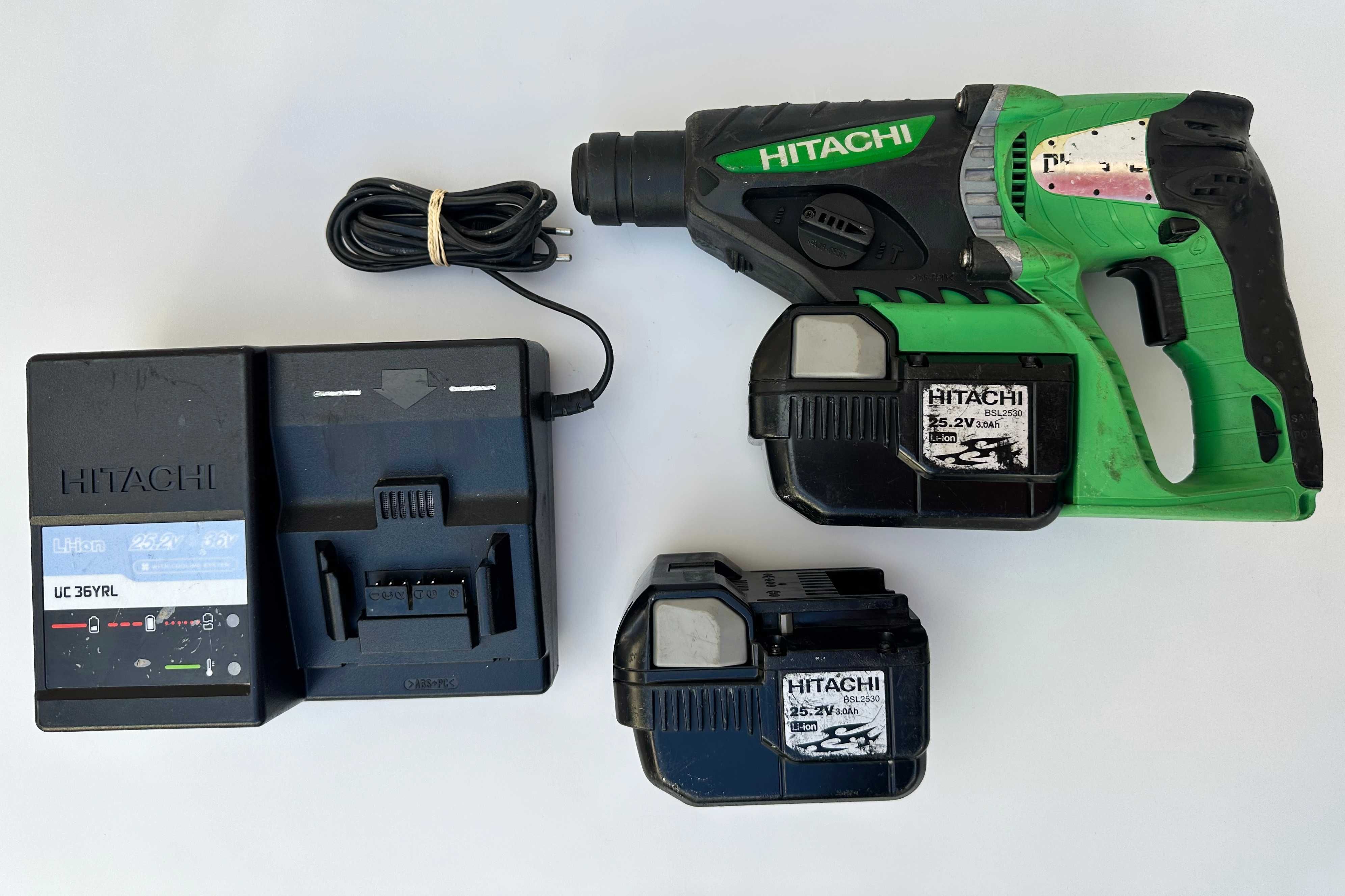 Hitachi DH 25DL - Акумулаторен перфоратор 2x25.2V 3.0Ah