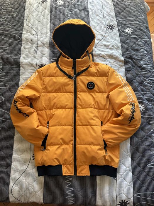 Зимно мъжко яке с качулка